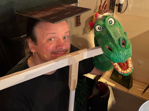 Joe Heinrich und sein Krokodil Linda
